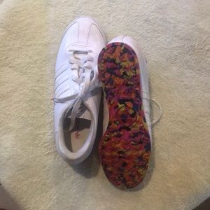 Adidas Women's Samoa White/Soft Pink  US Women's 7